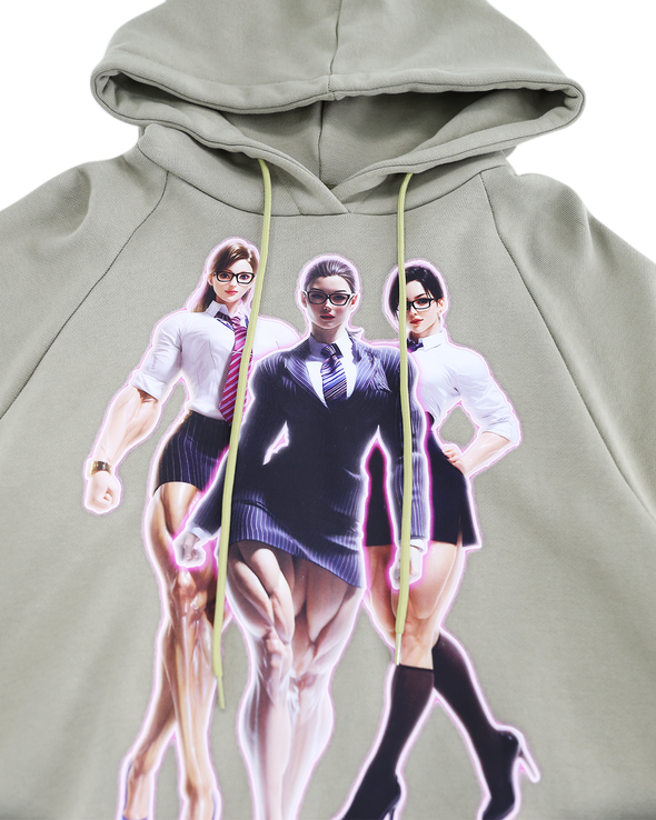 MUSCLE 3 GIRL HOODIE (CONCRETE) RADD LOUNGE 限定