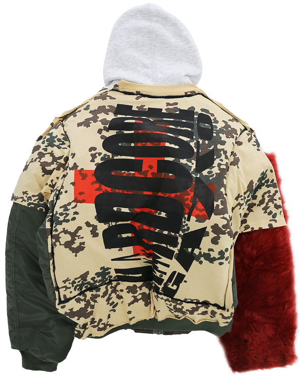 HARDCORE JACKET WITH HOODIE (DIGITAL CAMO) RADD LOUNGE LIMITED