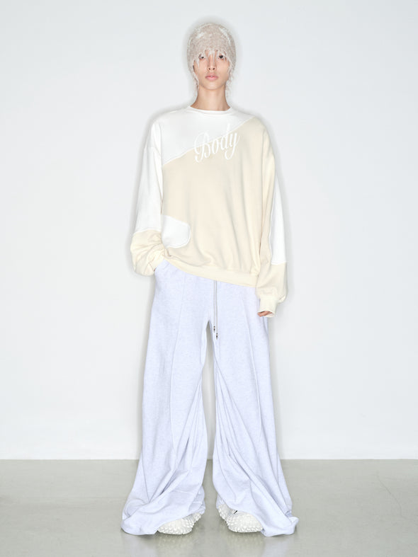 OVERSIZED SWEAT PANTS (GREY)