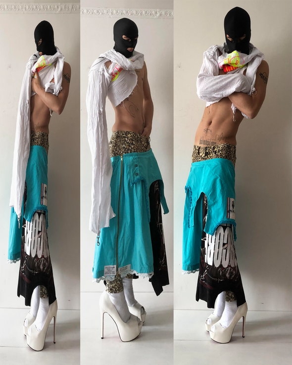 DIRNDL SKIRT (BLEACH BLUE) RADD LOUNGE 限定