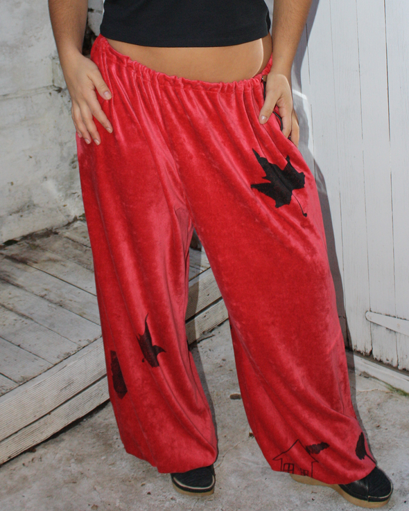 YUMMY MUMMY TRACKPANTS (RED)