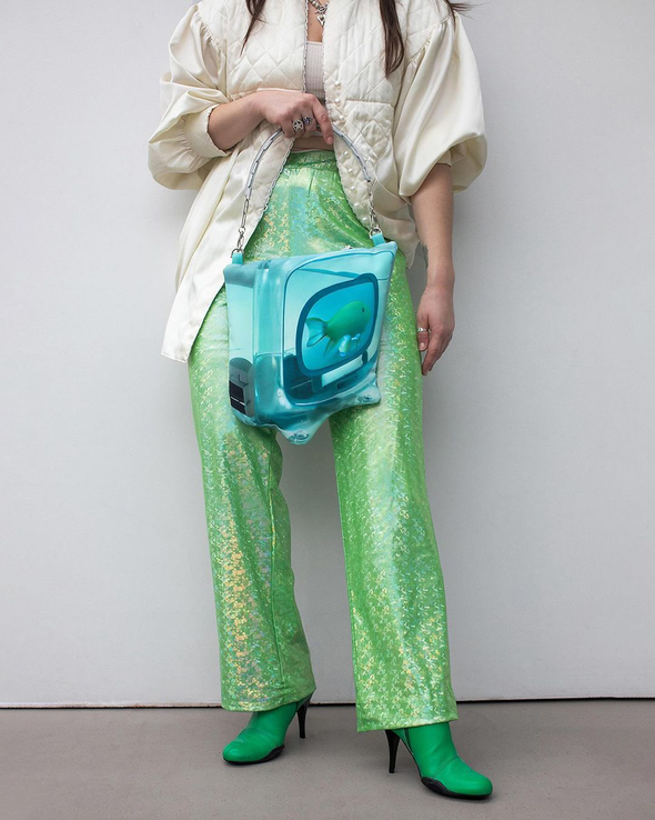 AQUATIC SCREEN BAG (TURQUOISE) RADD LOUNGE 限定