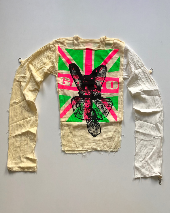 MUSLIN TOP LONGSLEEVE (UNION JACK 3) RADD LOUNGE 限定