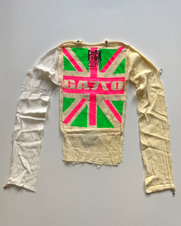 MUSLIN TOP LONGSLEEVE (UNION JACK 3) RADD LOUNGE 限定