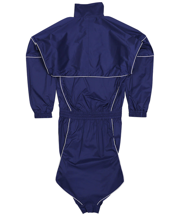 DOUBLE TRACKSUIT JACKET (NAVY/WHITE PIPING)