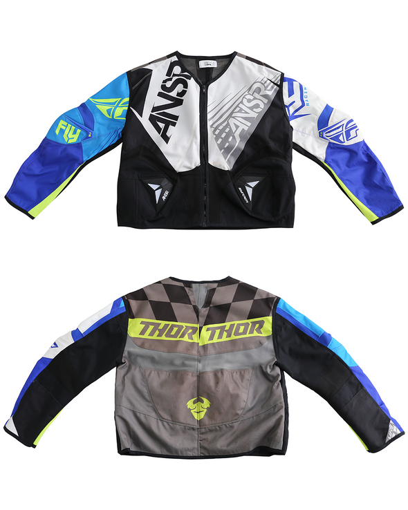 ENGINEER JACKET MOTO (WHITE/BLUE) RADD LOUNGE 限定