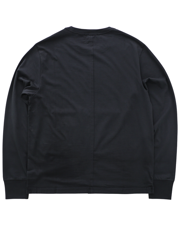 LAPPED LONG SLEEVE (BLACK)