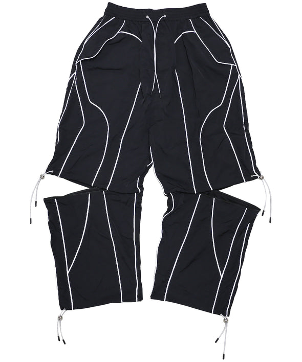 SYNTHESIS - REFLECTOR PUZZLE PANTS (BLACK)