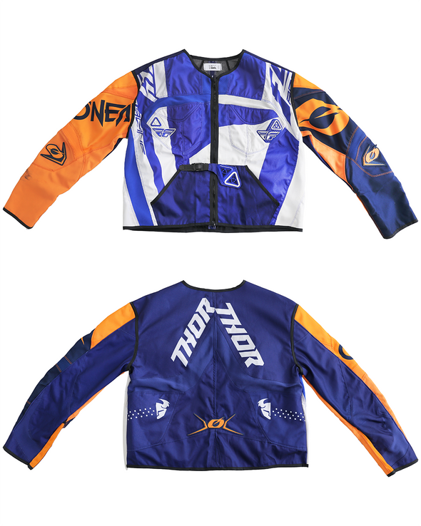 ENGINEER JACKET MOTO (BLUE/ORANGE) RADD LOUNGE 限定