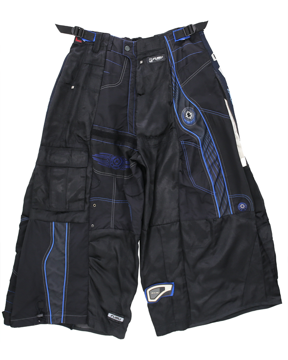 MOTO EIDE LEGGED LONG PANTS (BLACK/BLUE) RADD LOUNGE 限定