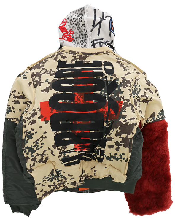 HARDCORE JACKET WITH HOODIE (DOUBLE CAMO) RADD LOUNGE 限定