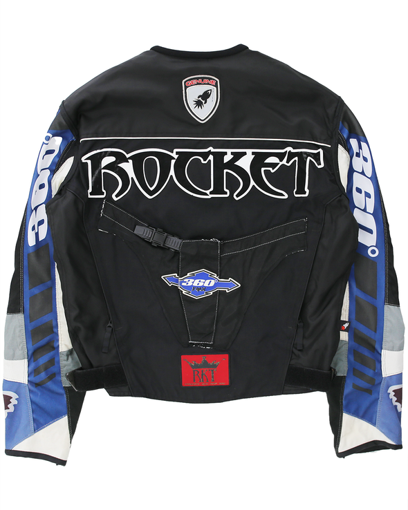 ENGINEER JACKET MOTO (BLACK/BLUE) RADD LOUNGE 限定