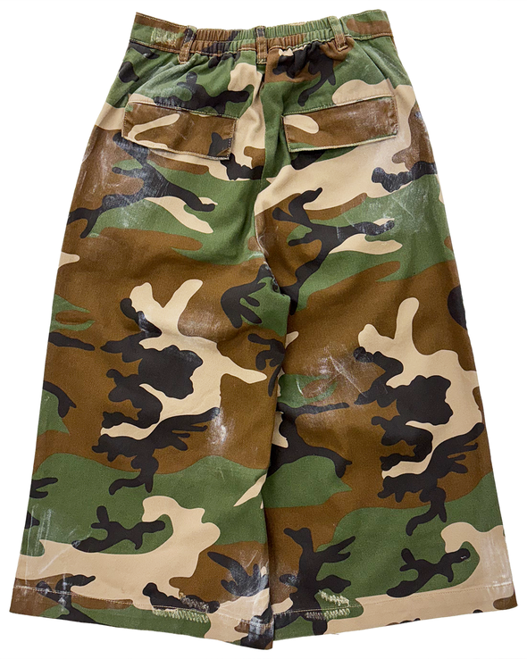 3/4 DAMAGED CAMO PANTS (CAMO) RADD LOUNGE 限定