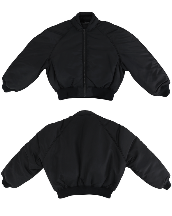 OVERSIZED BOMBER JACKET (BLACK)