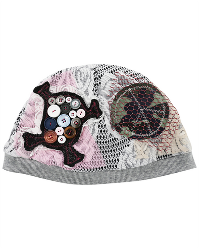 PEACE SKULL BEANIE (GREY) RADD LOUNGE 限定