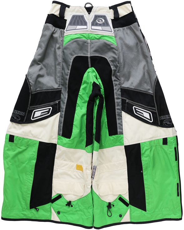 MOTO EIDE LEGGED LONG PANTS (WHITE/GREEN) RADD LOUNGE 限定