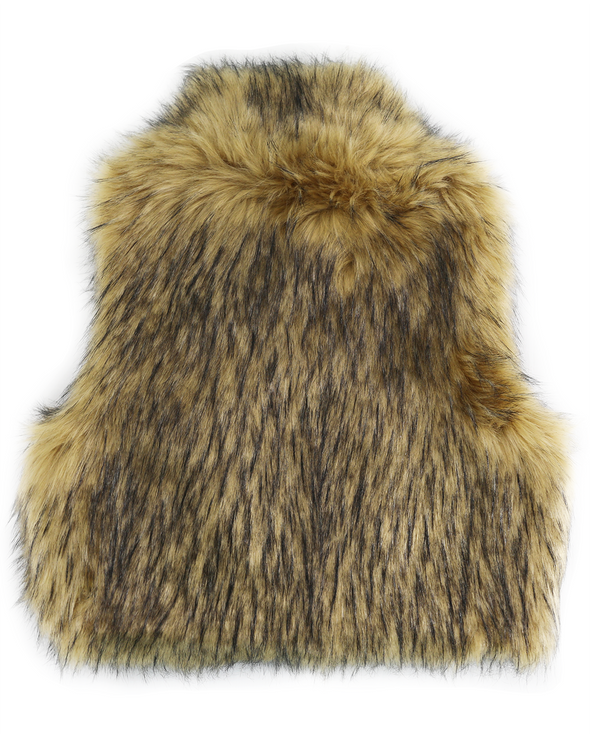 FUR VEST (BROWN)