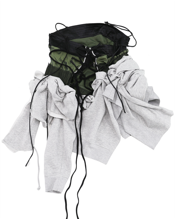 CHLOROPHYTUM CORSET (KHAKI/GREY) RADD LOUNGE 限定