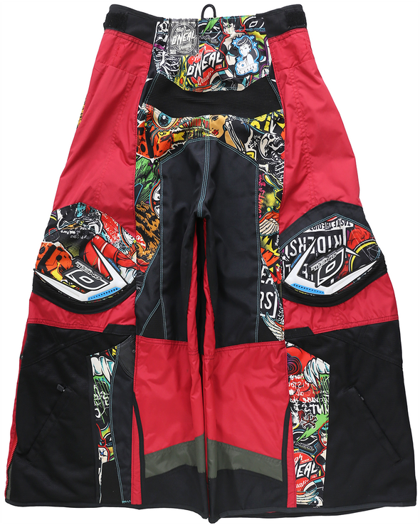 MOTO EIDE LEGGED LONG PANTS (MULTI/RED) RADD LOUNGE 限定