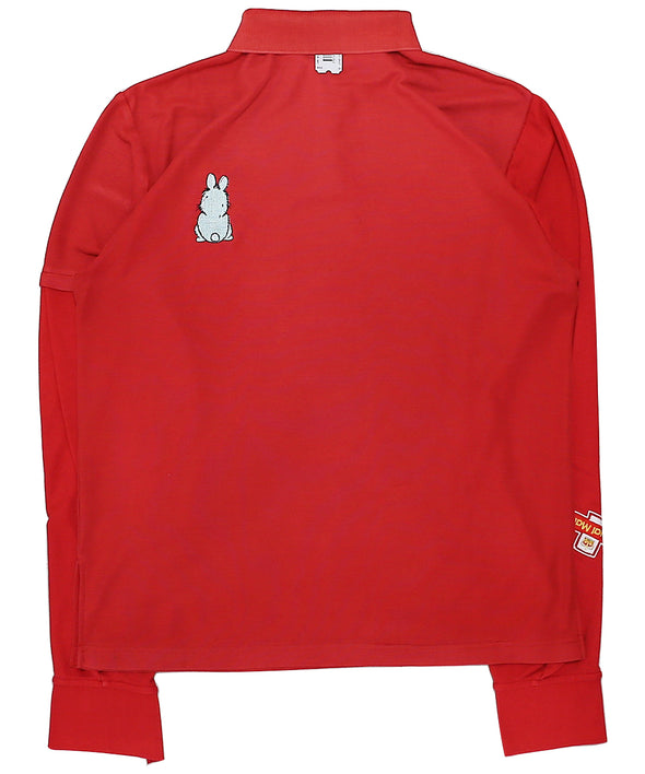 PROTOTYPES - CUT UP POLO LONG SLEEVE (RED1)