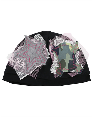 STAR SKULL BEANIE (BLACK) RADD LOUNGE 限定