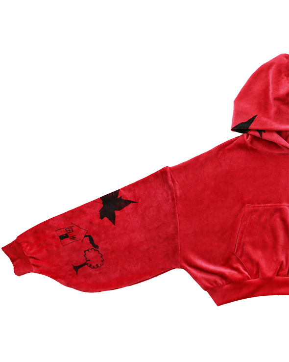 YUMMY MUMMY HOODIES (RED)