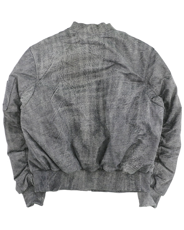 DISTRESSED BOMBER SPECIAL JACKET (GREY) RADD LOUNGE 限定