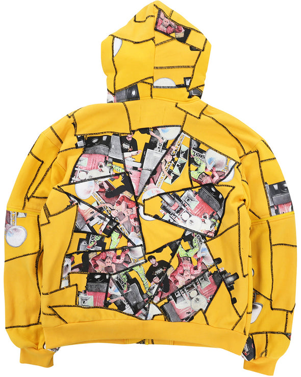 GMO PATCH HOOD (YELLOW) RADD LOUNGE LIMITED