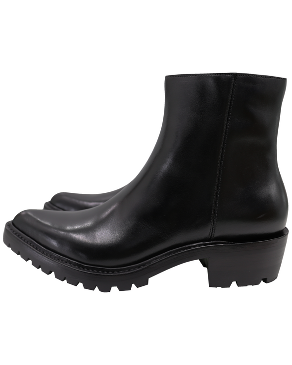 POINTED TOE ZIPPER BOOTS (BLACK) RADD LOUNGE 限定