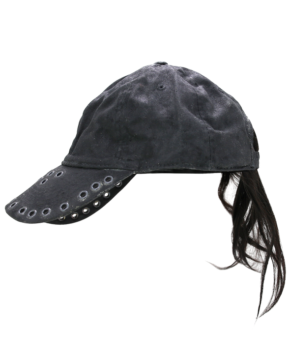 BLACK HAIR CAP (BLACK)