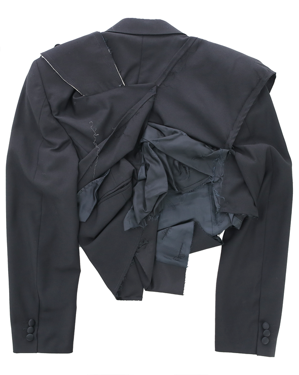 FOLDED BLAZER (BLACK) RADD LOUNGE LIMITED