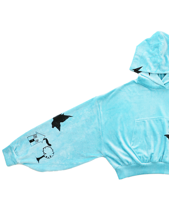YUMMY MUMMY HOODIES (AQUA)