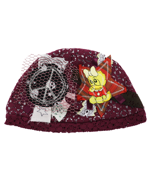 STAR PEACE BEANIE (PLUM) RADD LOUNGE 限定