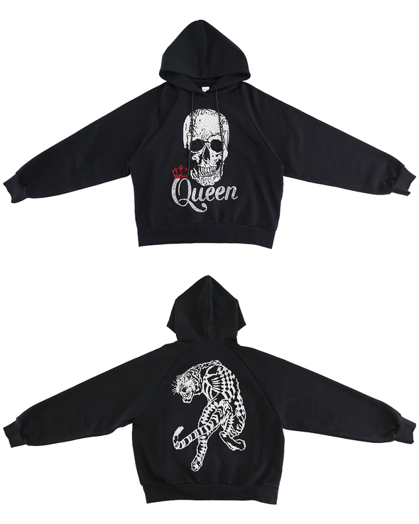 DEATH QUEEN HOODIE (BLACK) RADD LOUNGE 限定