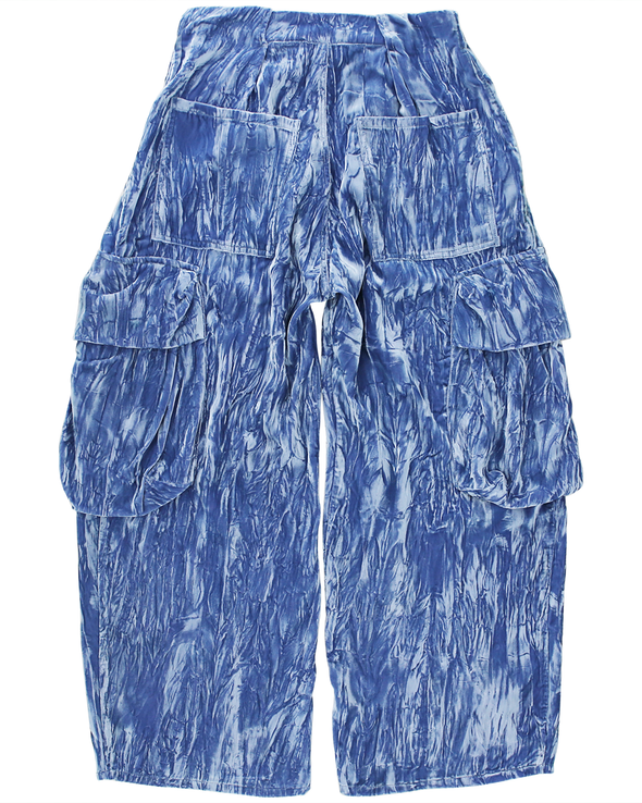 PLEATED CARGO PANT (SKY)