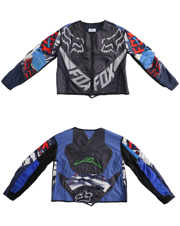 ENGINEER JACKET MOTO (GREY/SKY) RADD LOUNGE 限定