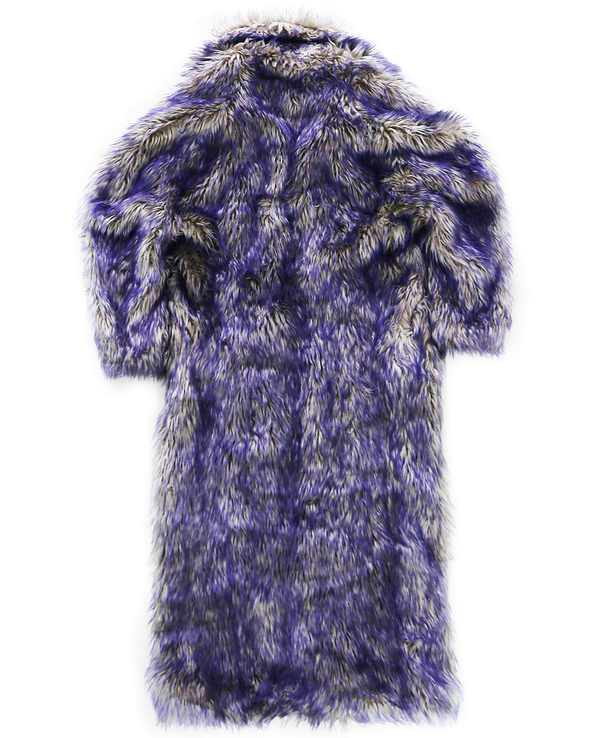 THE LADY MARY COAT (BROWN/PURPLE)