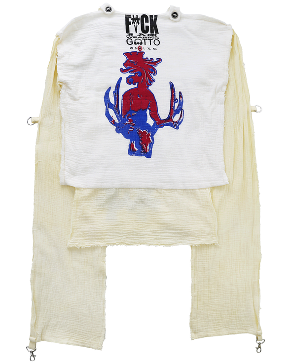 MUSLIN TOP LONGSLEEVE (GATTO PARIS) RADD LOUNGE 限定