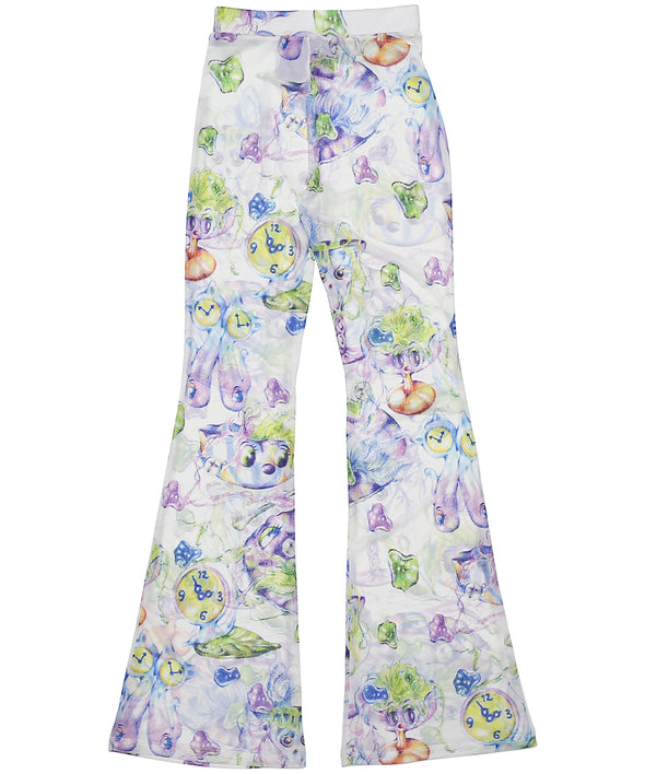 THREADS COCKTAIL PARTY TROUSERS (WHITE) ILLUSTRATED BY EMA GASPAR