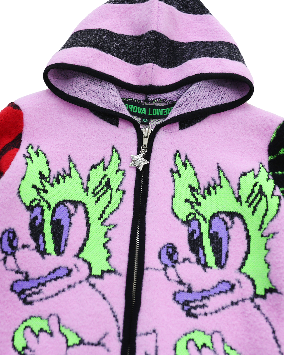 CHOPOVA LOWENA / チョポヴァ・ロウェナ - MASCOT CARDIGAN (PINK CHOPOVA LOWENA / チョポヴァ・ロウェナ - MASCOT CARDIGAN (PINK