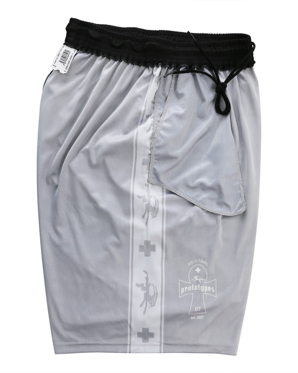 INSIDE-OUT FOOTBALL SHORTS (GREY)