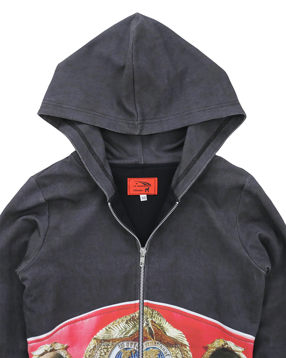 PNY SWEAT ZIP HOODIE (BLACK) RADD LOUNGE 限定