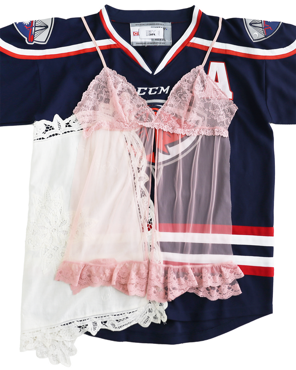 C&A LS JERSEYS (NAVY/PINK) RADD LOUNGE 限定