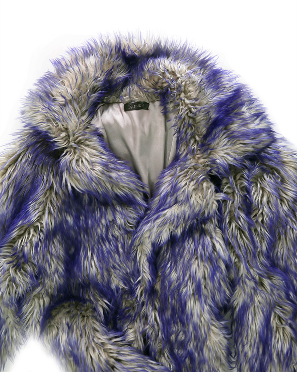 THE LADY MARY COAT (BROWN/PURPLE)