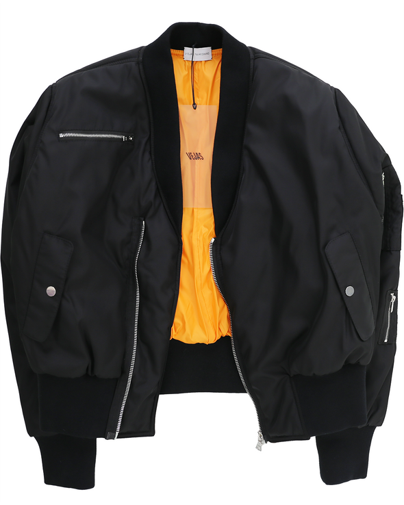 KIMONO FLIGHT JACKET (BLACK) RADD LOUNGE LIMITED