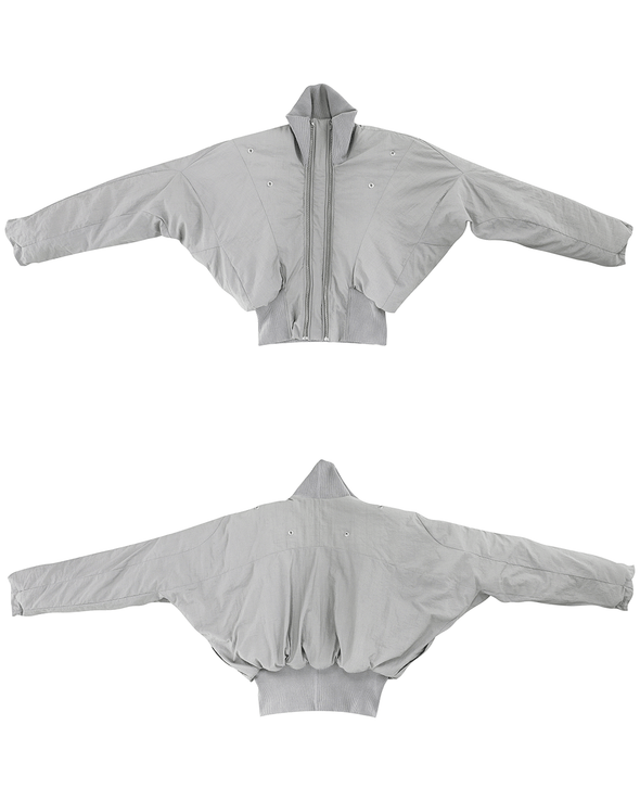 PROTAGONIST HOODED PUFFER JACKET (GREY)