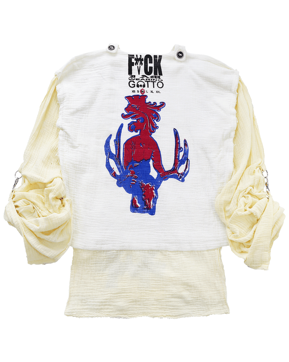 MUSLIN TOP LONGSLEEVE (GATTO PARIS) RADD LOUNGE 限定