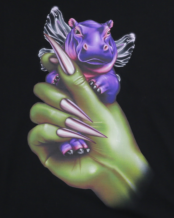 26 OVERSIZE LS T-SHIRT (BLACK) RADD LOUNGE 限定