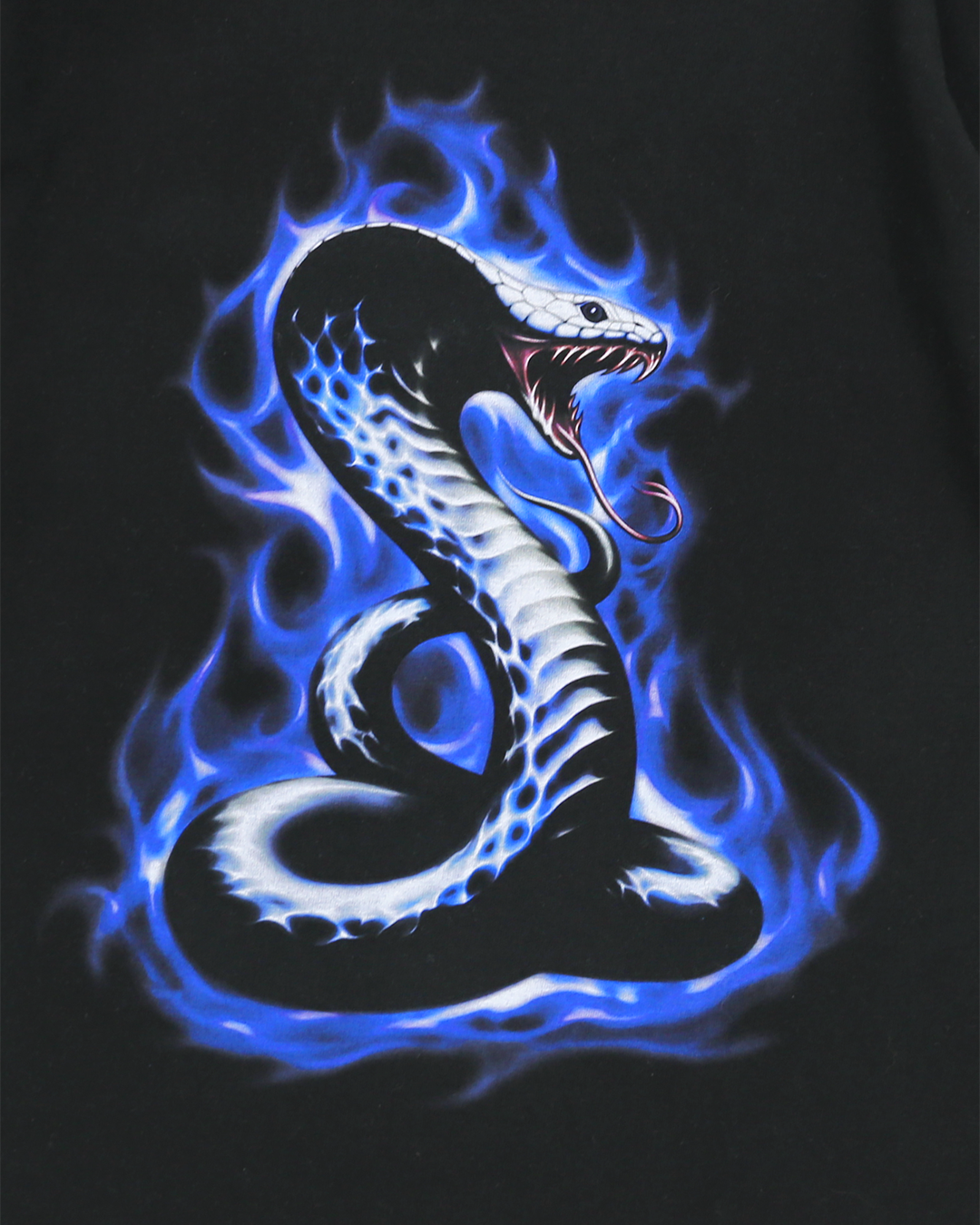 NIK KOSMAS / ニックコスマス - BURNING SNAKE T-SHIRT (BLACK) RADD NIK KOSMAS / ニックコスマス - BURNING SNAKE T-SHIRT (BLACK) RADD