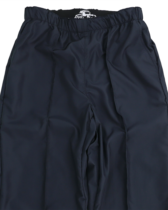 WAISTBAND TAILORED PANTS NYLON (BLACK)